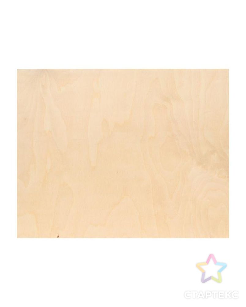Планшет деревянный 40 х 50 х 2 см, фанера (для рисования эпоксидной смолой) арт. СМЛ-172751-1-СМЛ0001307486 1