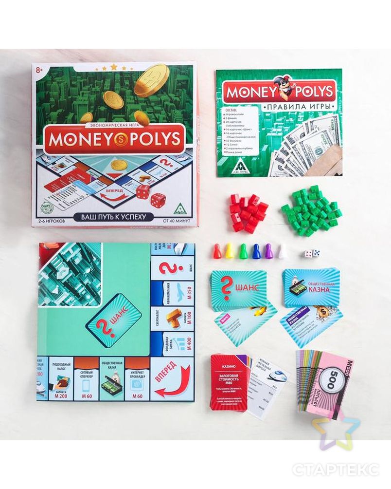 Настольная экономическая игра «MONEY POLYS» арт. СМЛ-44552-1-СМЛ0001316600 4