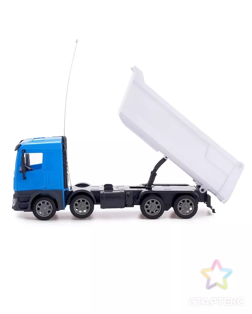 Грузовик радиоуправляемый «Самосвал», работает от батареек, световые эффекты, масштаб 1:24, МИКС арт. СМЛ-42756-1-СМЛ0001318497 - рис. 2