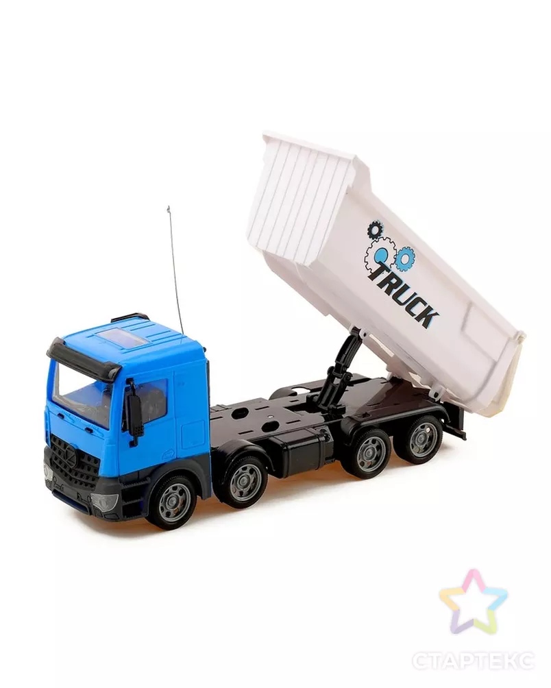 Грузовик радиоуправляемый «Самосвал», работает от батареек, световые эффекты, масштаб 1:24, МИКС арт. СМЛ-42756-1-СМЛ0001318497 - рис. 6