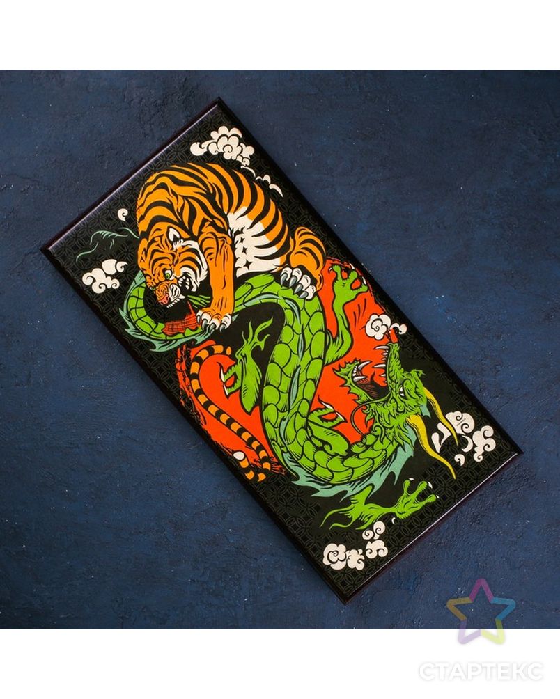 Нарды средние «Тигр и дракон» 50 × 50 см арт. СМЛ-120233-1-СМЛ0001350599 1