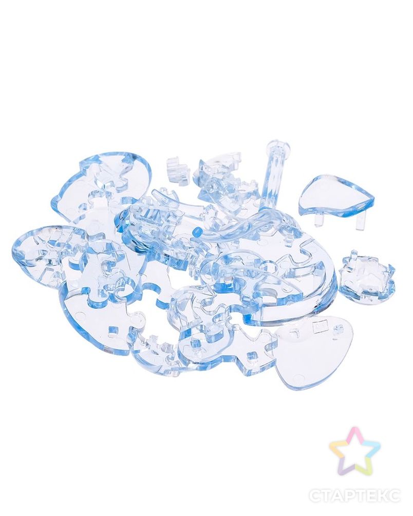 Пазл 3D кристаллический «Слон», 20 деталей, цвета МИКС арт. СМЛ-42856-1-СМЛ0001353921 3