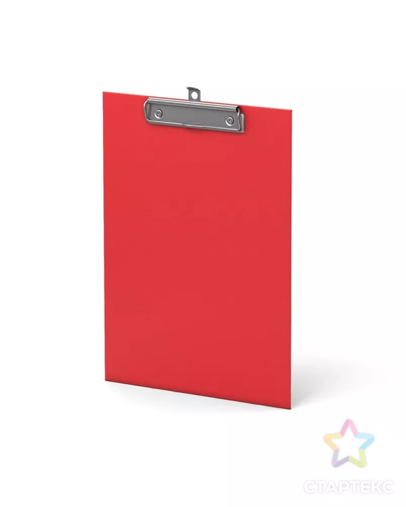 Планшет с зажимом А4, пластиковый Erich Krause Standard, красный арт. СМЛ-228034-1-СМЛ0001365470 - рис. 1