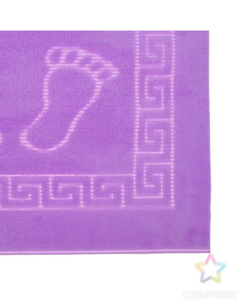 Коврик для ног прорезиненный, 50х70 см розовый нано-микрофибра п/э100% арт. СМЛ-22892-7-СМЛ1385415 2