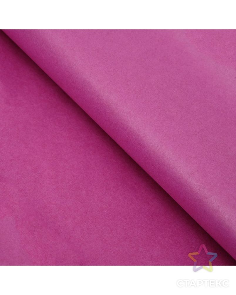 Бумага упаковочная тишью, ярко-розовый, 50 х 66 см уп.10 листов арт. СМЛ-43268-1-СМЛ0001396782 1