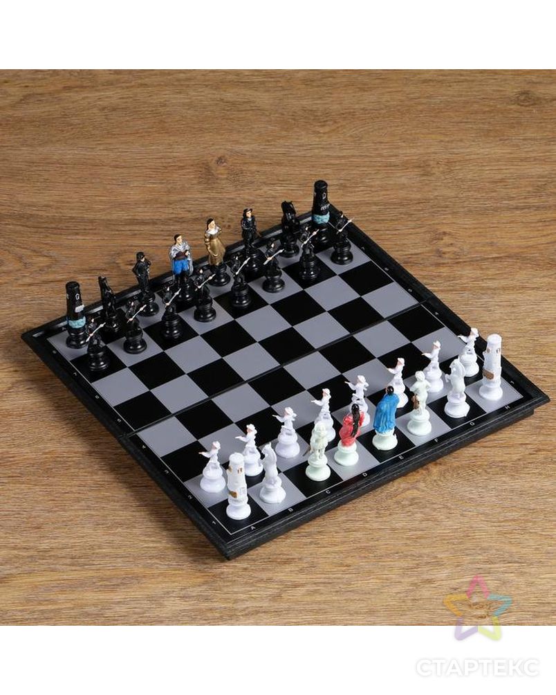 Шахматы на магните, 30х30 см, фигуры людей арт. СМЛ-42945-1-СМЛ0001401708 1