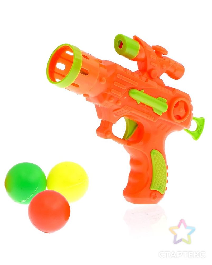 Пистолет «Стрелок», стреляет шариками, цвета МИКС арт. СМЛ-108047-1-СМЛ0001410160 1