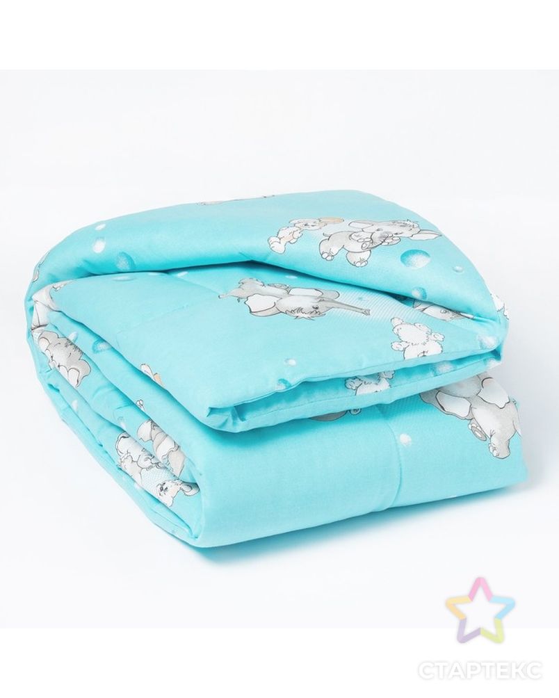 Одеяло, размер 110х140 см, цвет голубой (арт. 623) арт. СМЛ-36841-1-СМЛ0001423998 1