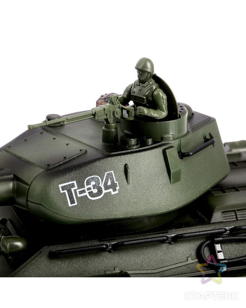 Танк радиоуправляемый «Т-34», с аккумулятором, с бункером арт. СМЛ-43324-1-СМЛ0001440017 2