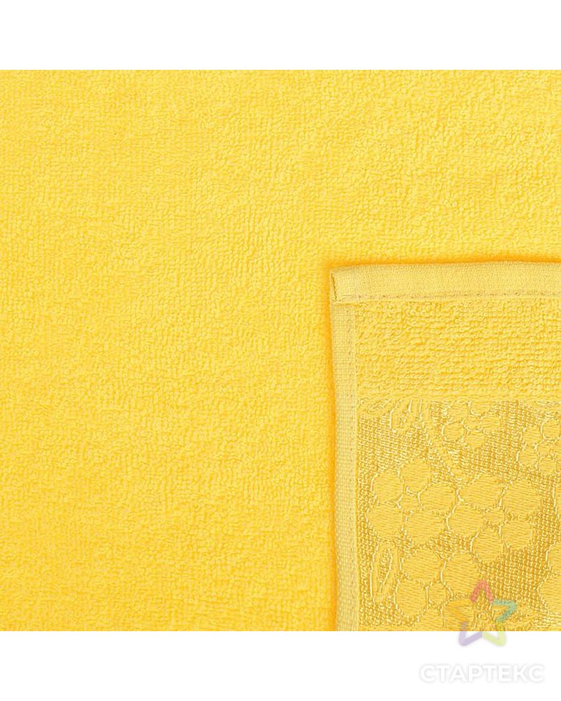 Полотенце махровое Fiesta Elara 30х50 см желтый 400гр/м, хлопок 100% арт. СМЛ-19734-1-СМЛ1441641