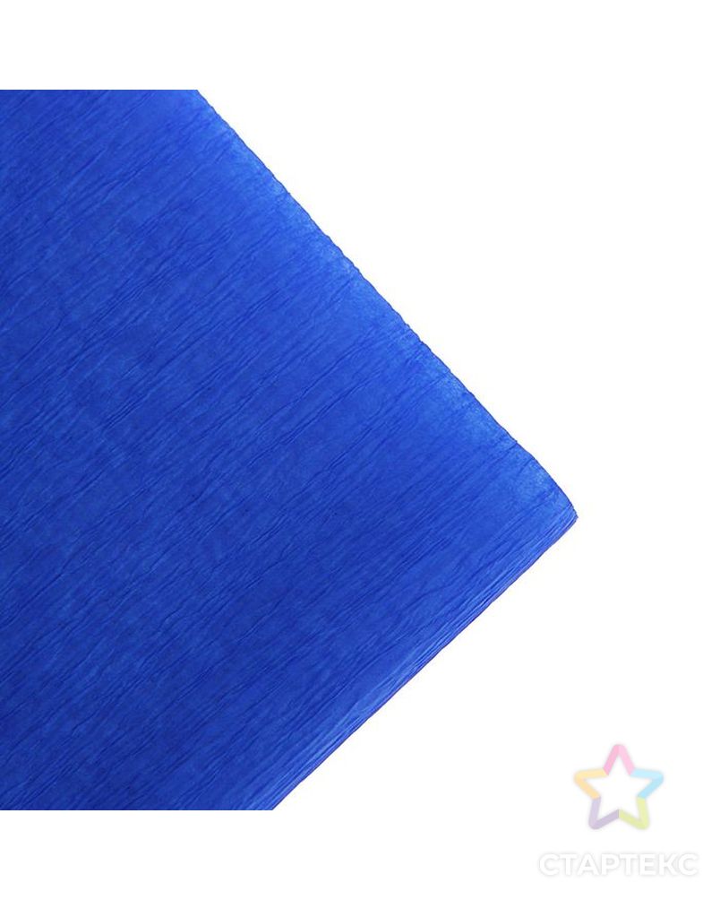 Бумага креповая поделочная гофро Koh-I-Noor 50 x 200 см 9755/15 синяя, в рулоне арт. СМЛ-203321-1-СМЛ0001489973 2