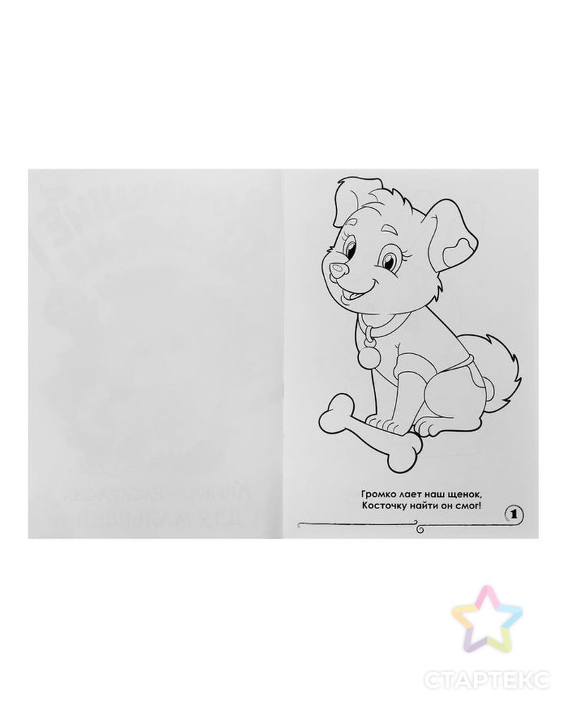 Раскраска для малышей «Домашние животные», формат А4, 16 стр. арт. СМЛ-43010-1-СМЛ0001490667 2