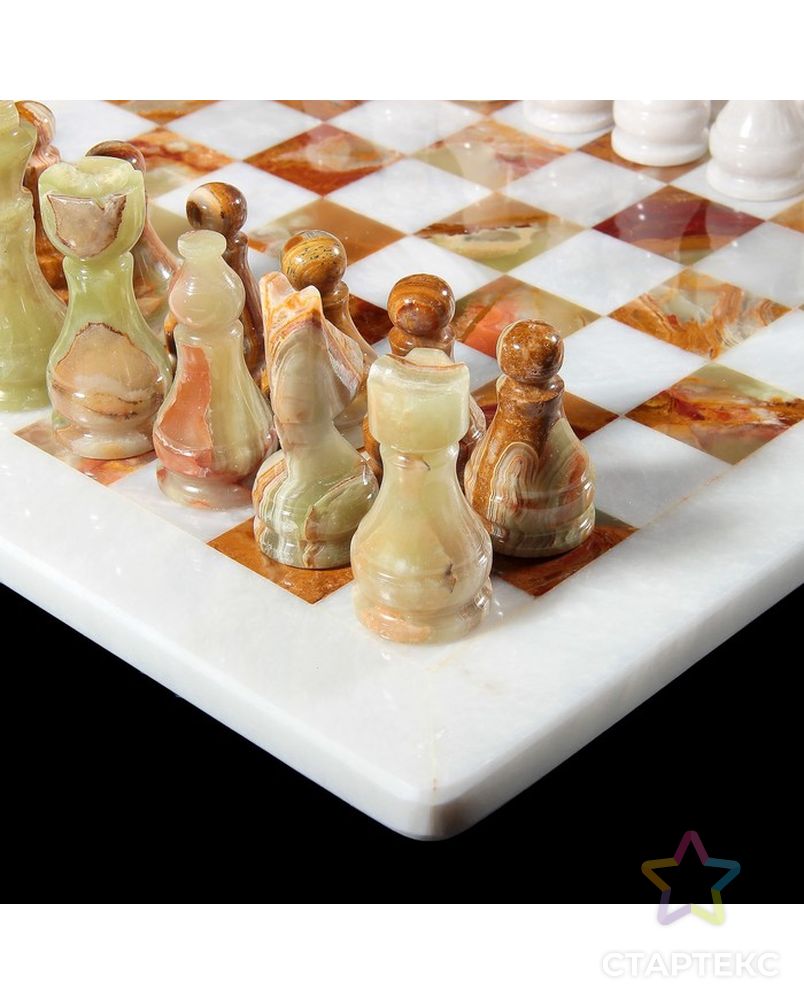Шахматы «Элит», доска 30х30 см, оникс арт. СМЛ-108043-1-СМЛ0001500455 2