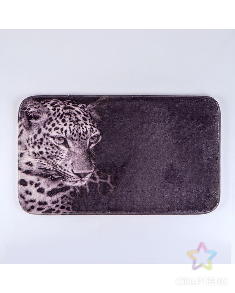 Коврик «Леопард», 45×75 см арт. СМЛ-37087-1-СМЛ0001515747 1
