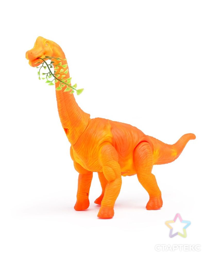 Динозавр «Брахиозавр травоядный», работает от батареек, откладывает яйца, с проектором, цвет МИКС арт. СМЛ-43716-1-СМЛ0001526524 5