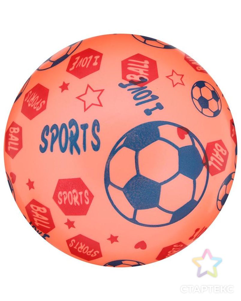 Мяч детский Sport, d=22 см, 60 г, цвета МИКС арт. СМЛ-126188-1-СМЛ0001531106 3