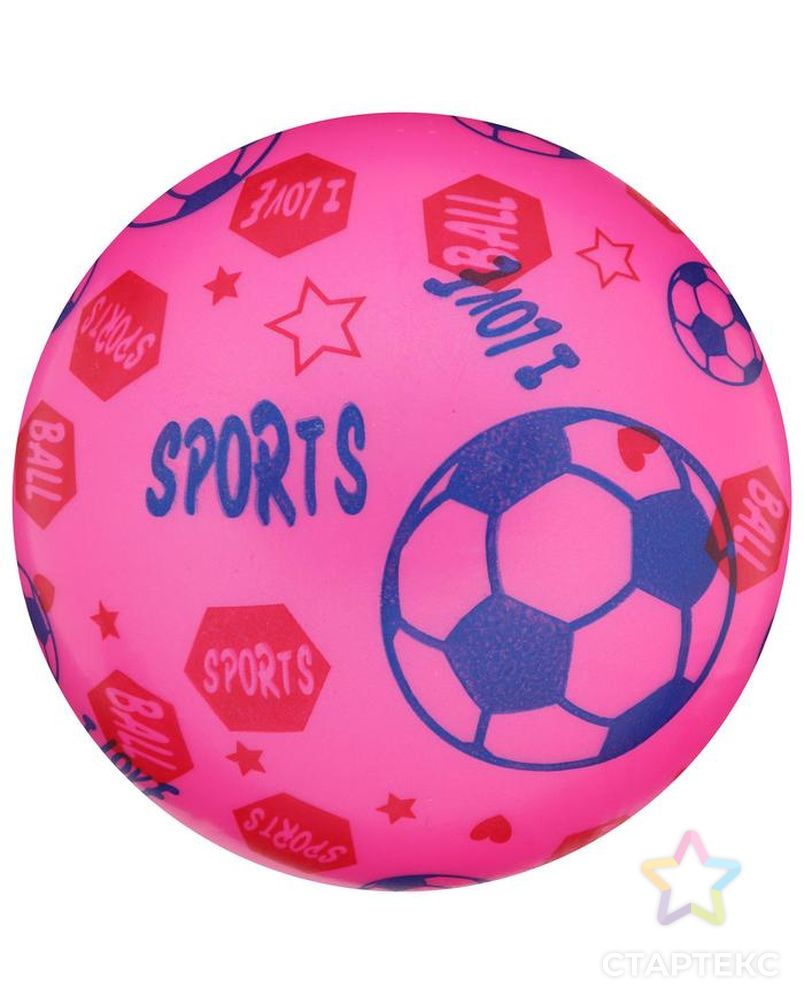Мяч детский Sport, d=22 см, 60 г, цвета МИКС арт. СМЛ-126188-1-СМЛ0001531106 4