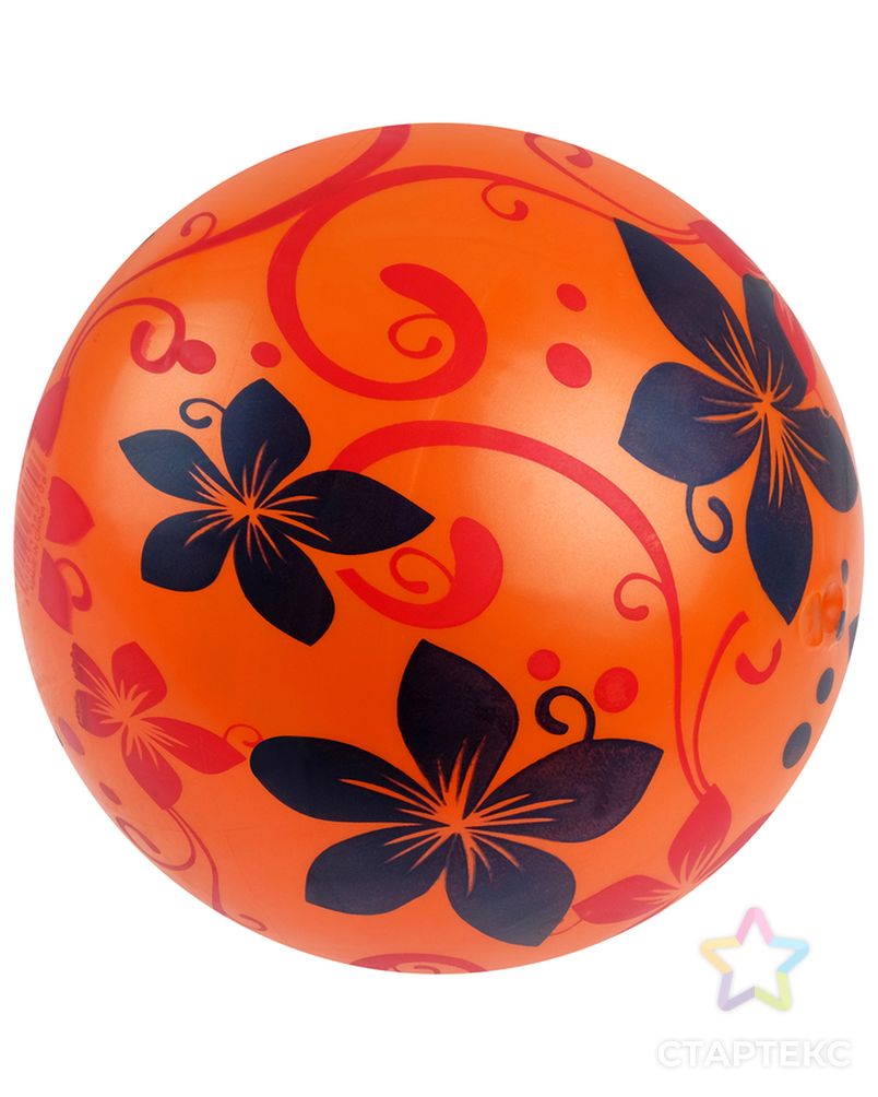 Мяч детский «Цветы», d=22 см, МИКС арт. СМЛ-84708-1-СМЛ0001531110 4