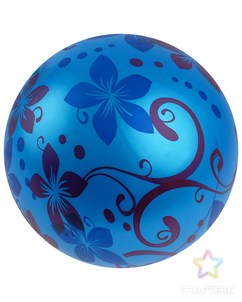Мяч детский «Цветы», d=22 см, МИКС арт. СМЛ-84708-1-СМЛ0001531110 5
