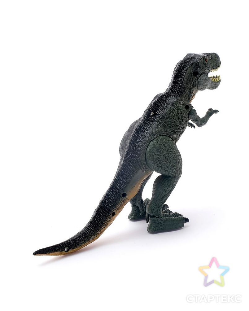 Динозавр «Рекс», работает от батареек, световые и звуковые эффекты арт. СМЛ-43874-1-СМЛ0001540909 3