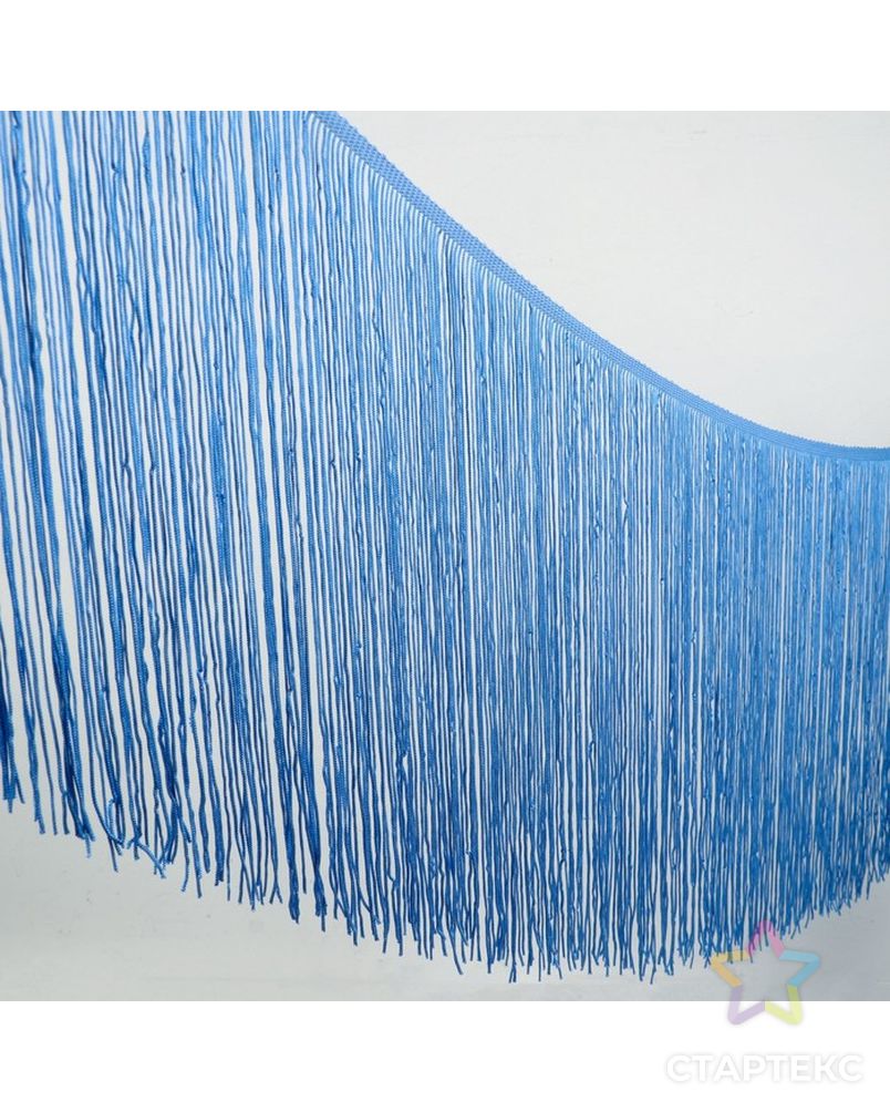 Тесьма декоративная «Бахрома» 5м (голубой) арт. СМЛ-36970-2-СМЛ0001564689 1