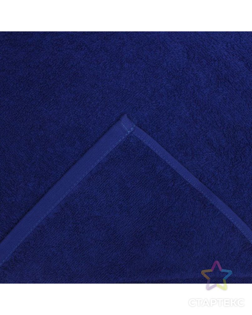 Полотенце махровое "Экономь и Я" 100х150 см синий, 100% хлопок, 340 г/м² арт. СМЛ-19726-5-СМЛ1569712 2