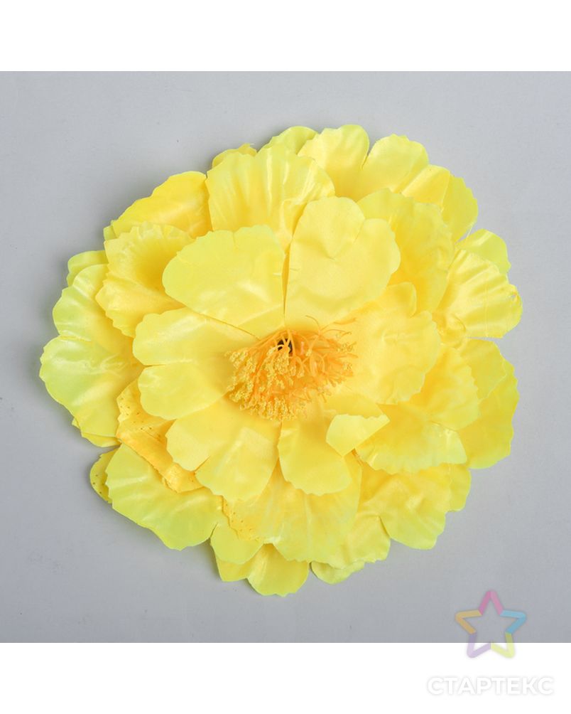 Цветы искусственные для декора, цвет желтый арт. СМЛ-1597-1-СМЛ1585556 1