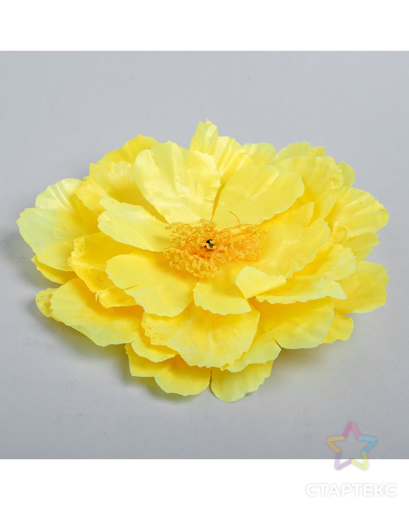 Цветы искусственные для декора, цвет желтый арт. СМЛ-1597-1-СМЛ1585556 2