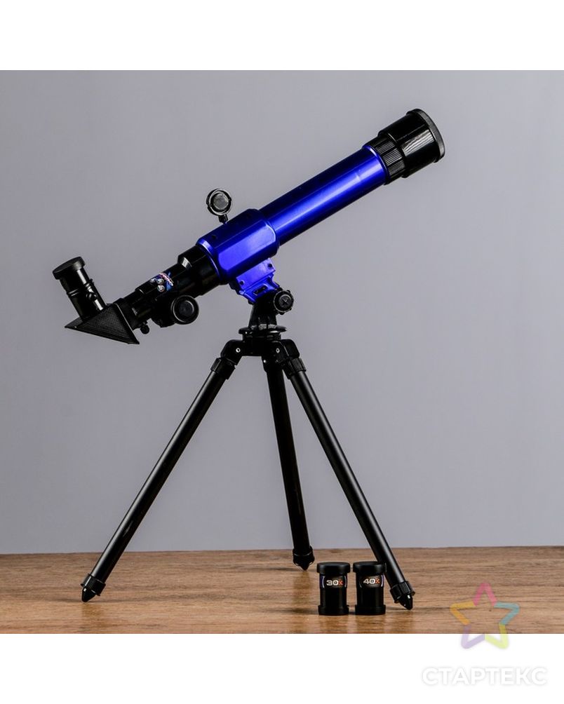 Телескоп настольный х20х30х40, синий арт. СМЛ-102603-1-СМЛ0000159180 6