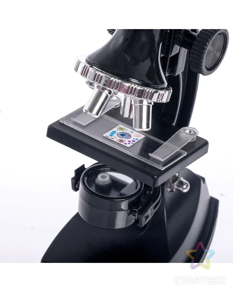 Набор для изучения микромира «Микроскоп + калейдоскоп», 14 предметов, световые эффекты, работает от батареек арт. СМЛ-44496-1-СМЛ0001592017 3
