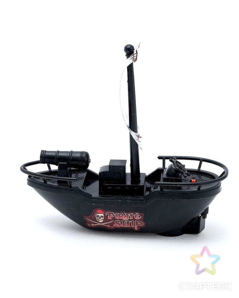 Катер «Пиратская лодка», работает от батареек арт. СМЛ-44498-1-СМЛ0001623691 2