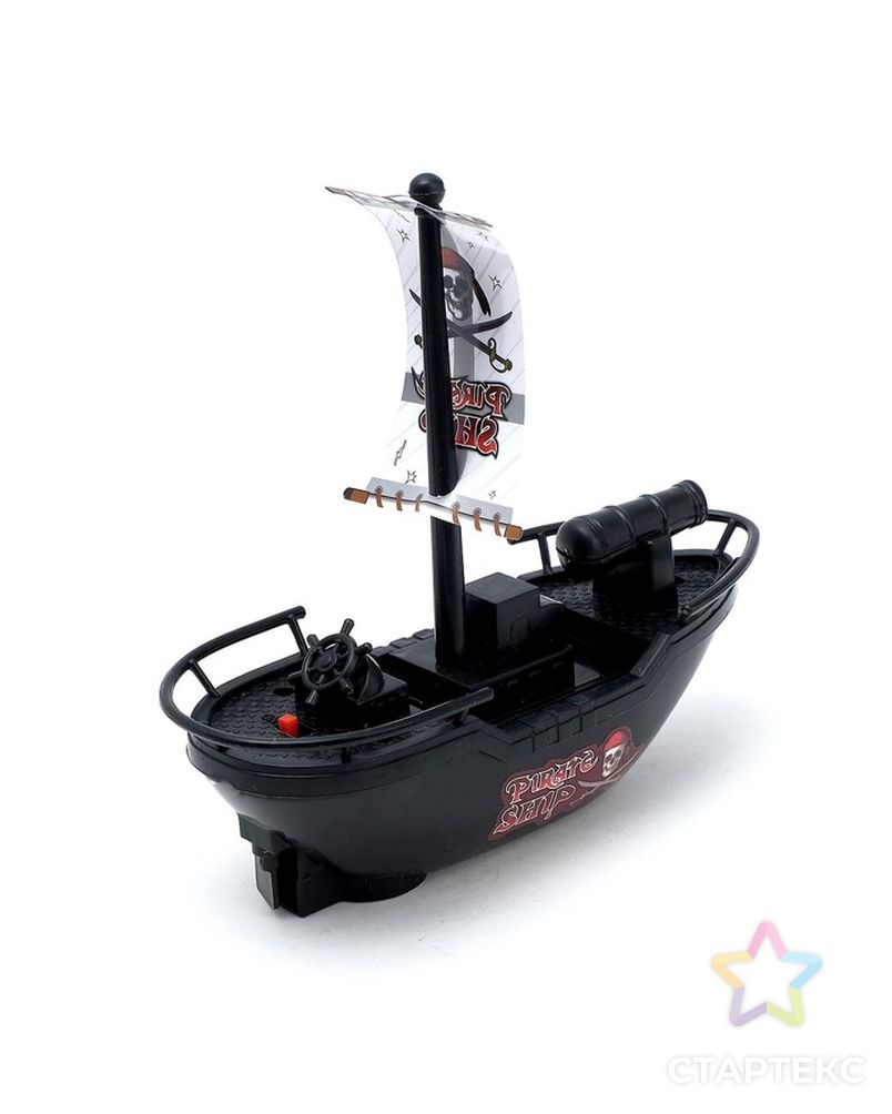 Катер «Пиратская лодка», работает от батареек арт. СМЛ-44498-1-СМЛ0001623691 3
