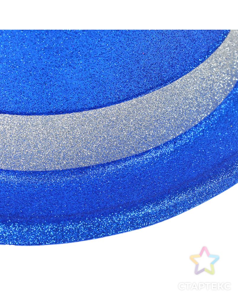 Карнавальная шляпа «Фееричный цилиндр», цвет синий арт. СМЛ-98242-1-СМЛ0001657325 3
