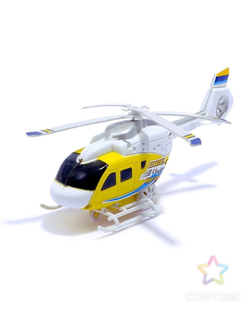 Вертолёт инерционный «Спасатель», цвета МИКС арт. СМЛ-44675-1-СМЛ0001657373 4