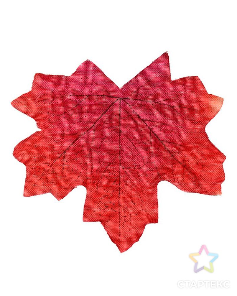 Декор «Кленовый лист», набор 50 шт, красный цвет арт. СМЛ-37108-1-СМЛ0001670469 2