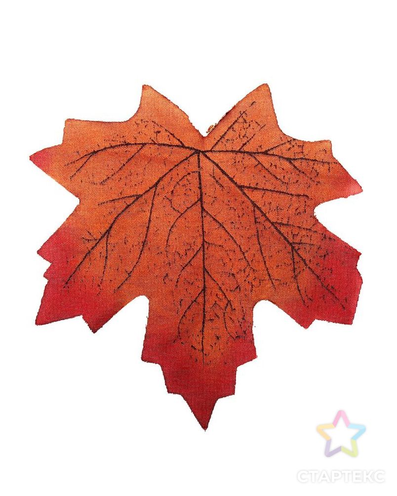Декор «Кленовый лист», набор 50 шт, коричнево-красный цвет арт. СМЛ-37111-1-СМЛ0001670473 2