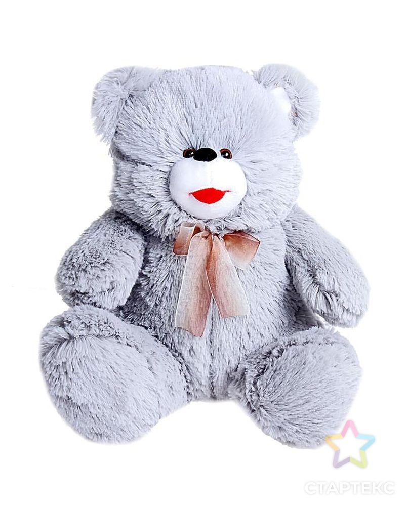 Мягкая игрушка «Медведь с бантом», цвета МИКС арт. СМЛ-43785-1-СМЛ0001675014 1