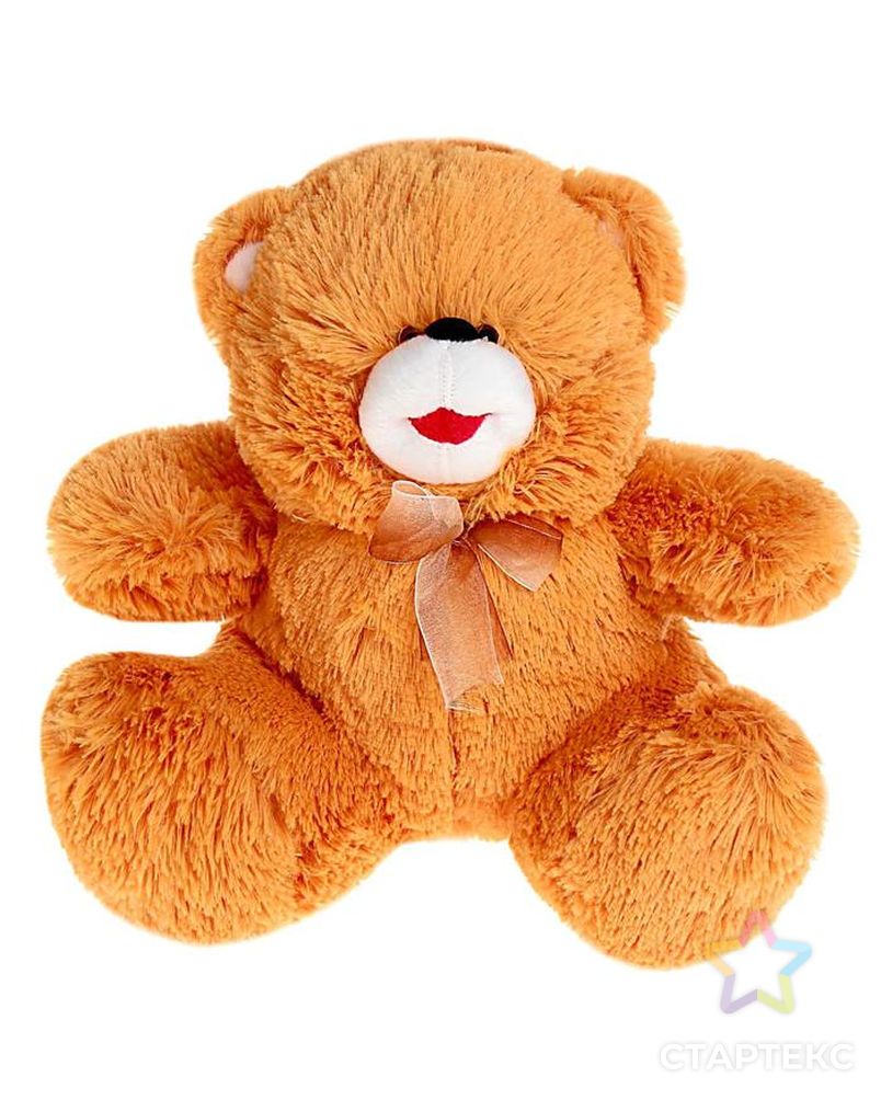 Мягкая игрушка «Медведь с бантом», цвета МИКС арт. СМЛ-43785-1-СМЛ0001675014 2