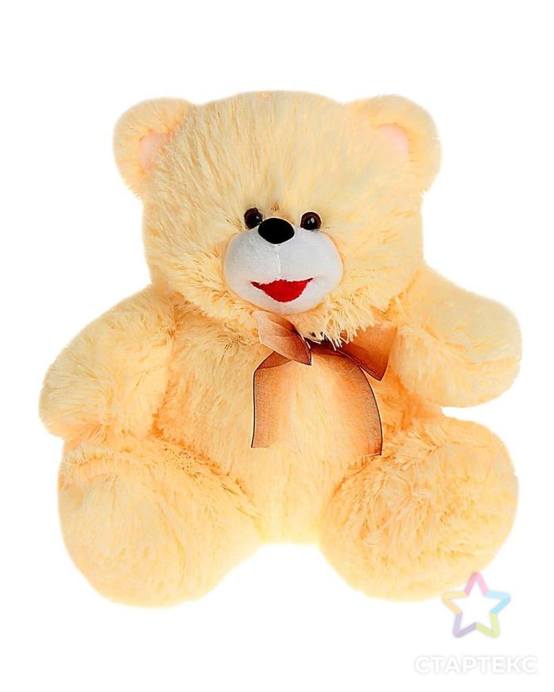 Мягкая игрушка «Медведь с бантом», цвета МИКС арт. СМЛ-43785-1-СМЛ0001675014 5