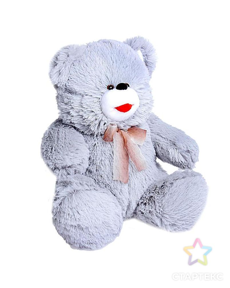 Мягкая игрушка «Медведь с бантом», цвета МИКС арт. СМЛ-43785-1-СМЛ0001675014 6