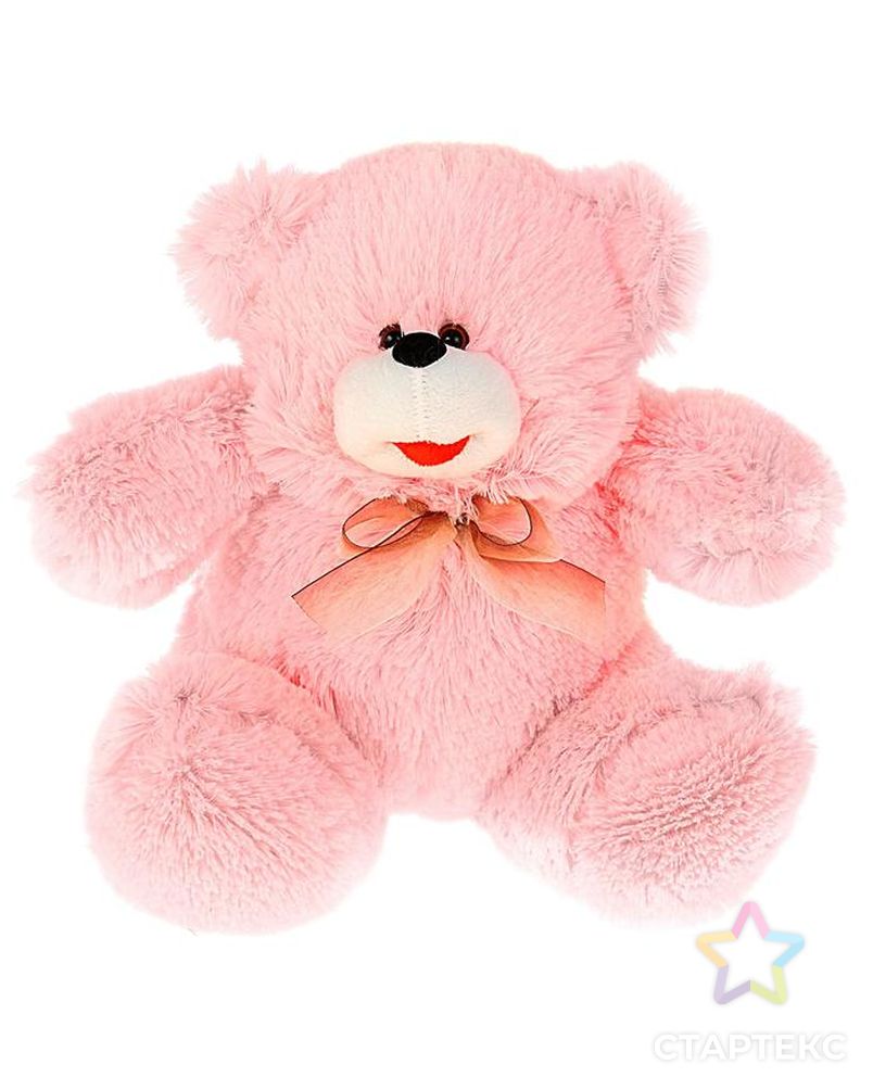 Мягкая игрушка «Медведь с бантом», цвета МИКС арт. СМЛ-43785-1-СМЛ0001675014 7
