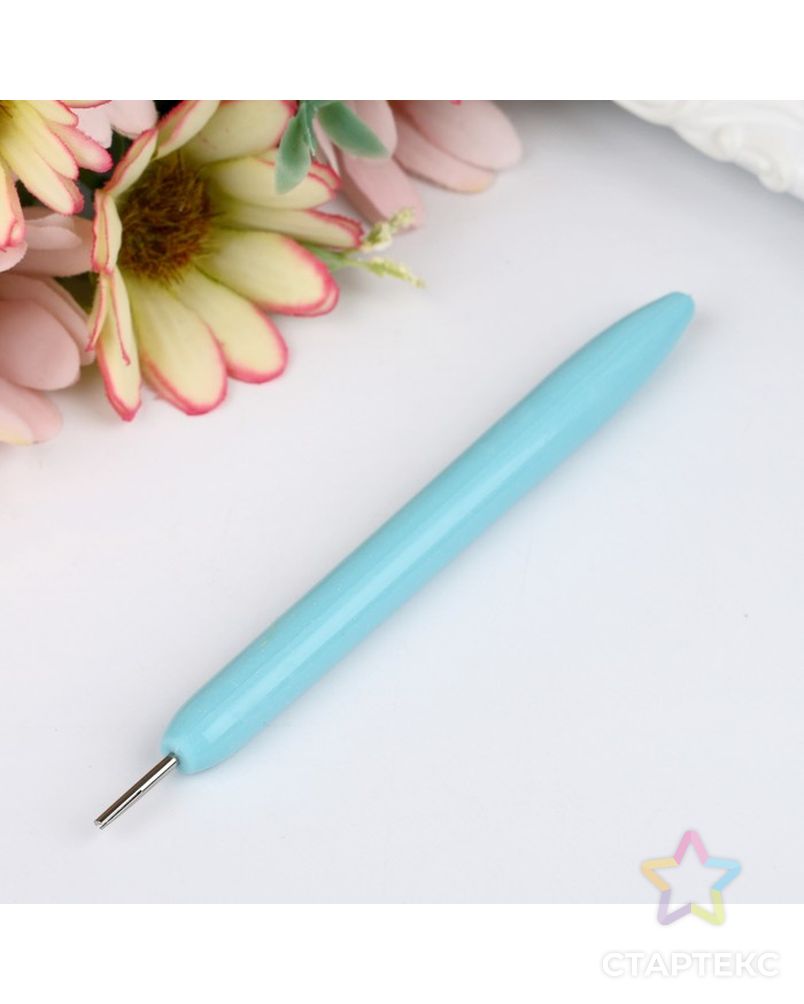 Инструмент для квиллинга с пластиковой ручкой, разрез 0,5 см, длина 10,5 см, МИКС арт. СМЛ-30717-1-СМЛ1682813 1