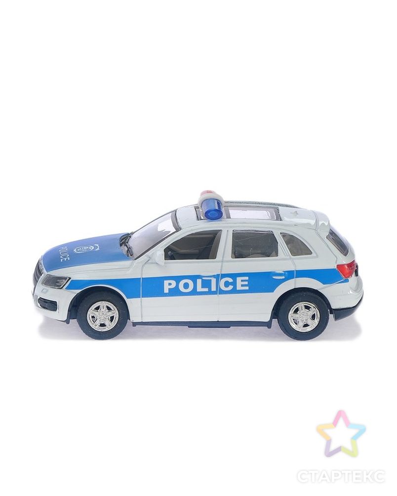 Машина металлическая «Полицейский джип», инерционная, свет и звук, масштаб 1:43 арт. СМЛ-45313-1-СМЛ0001740074 2