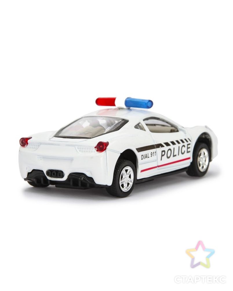 Машина металлическая «Полиция», инерционная, свет и звук, масштаб 1:43 арт. СМЛ-45315-1-СМЛ0001740077 2