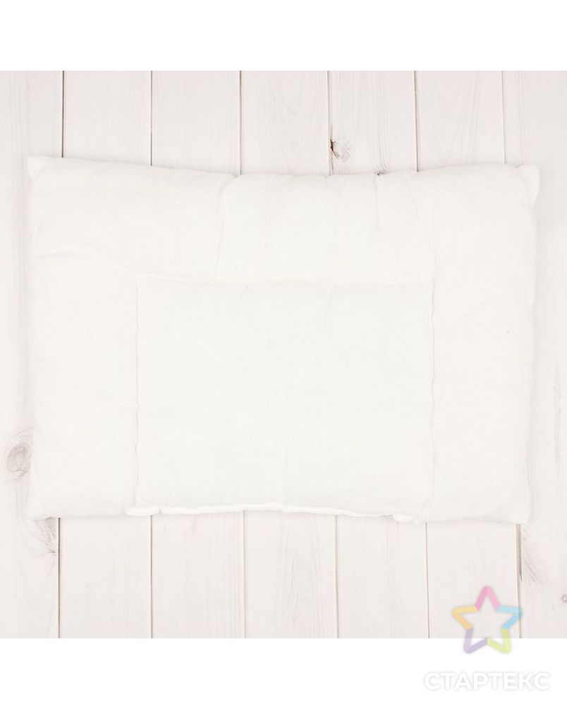 Подушка "Эдельвейс", размер 40х60 см, цвет белый 18016 арт. СМЛ-33941-1-СМЛ1793472