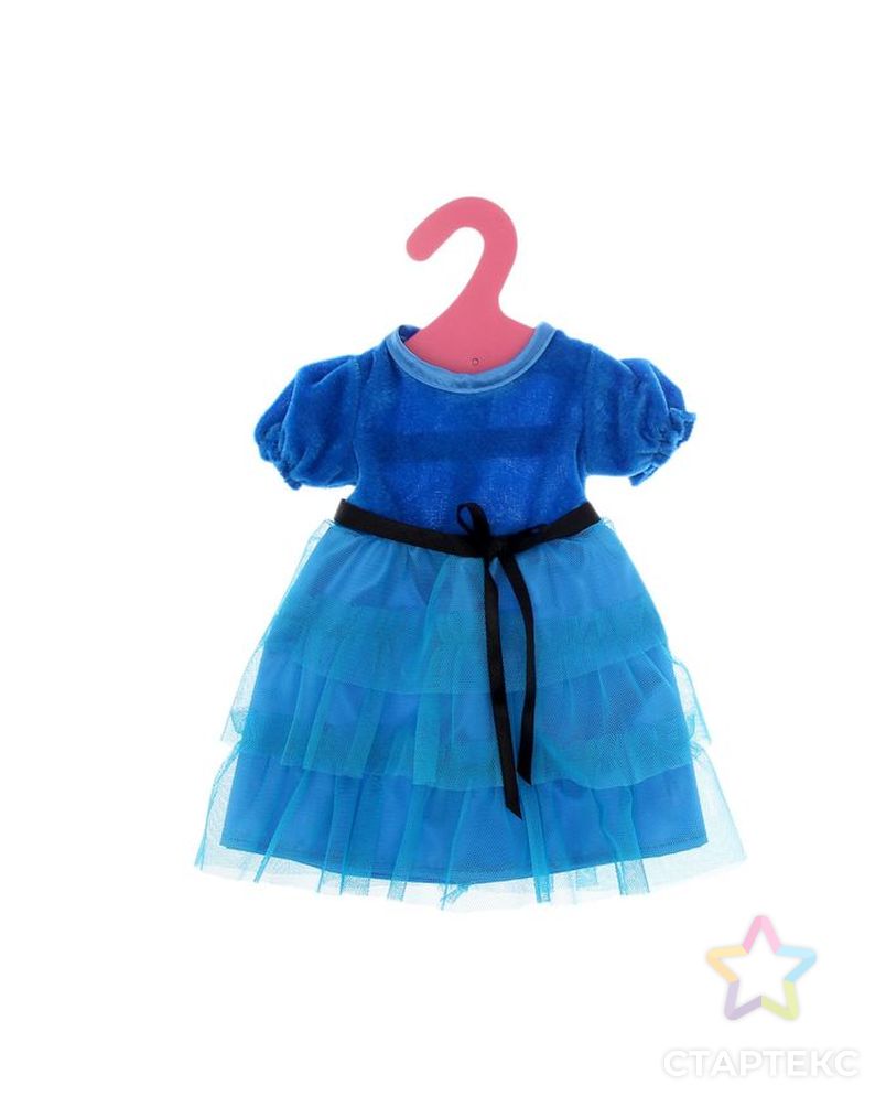 Одежда для пупса: платье вечернее, синее арт. СМЛ-45634-1-СМЛ0001844130 1