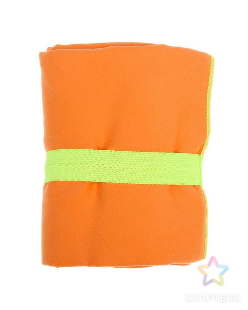 Спортивное полотенце ONLITOP, размер 80х130 см, оранжевый, 200 г/м2 арт. СМЛ-19764-1-СМЛ1868803