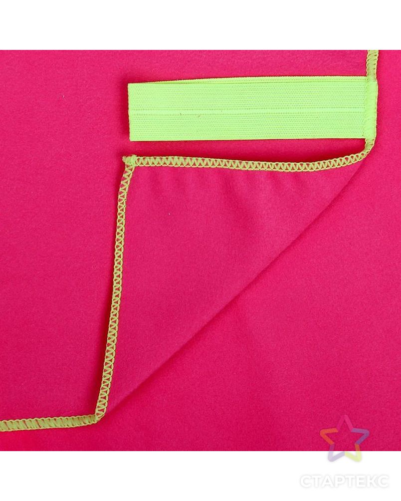 Спортивное полотенце ONLITOP, размер 80х130 см, розовый, 200 г/м2 арт. СМЛ-19765-1-СМЛ1868807 4
