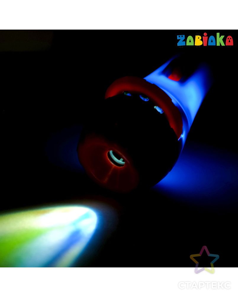 Игрушка развивающая «Весёлый проектор» с фонариком, 4 слайда , 32 картинки, МИКС арт. СМЛ-45772-1-СМЛ0001885680 6