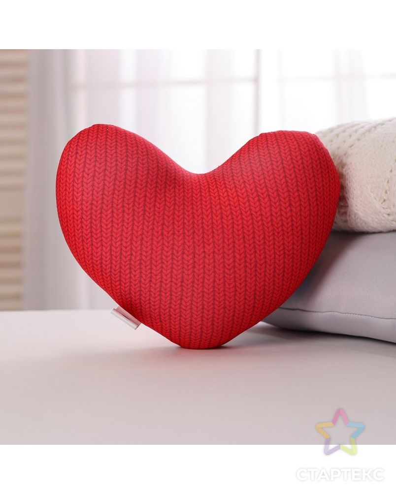 Подушка антистресс сердце «Любовь согревает», мишки арт. СМЛ-120355-1-СМЛ0001902609 3